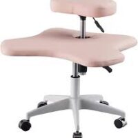Silla de Oficina Acolchada con Patas Cruzadas